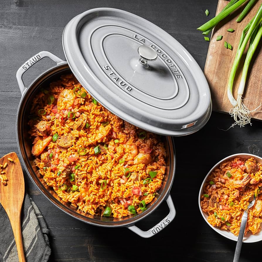 Amazon｜staub ストウブ 「 ピコ ココット オーバル グレー 33cm