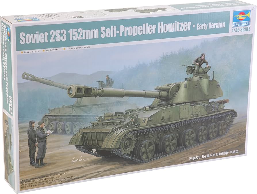 Amazon | トランペッター 1/35 ソビエト軍 2S3アカーツィヤ 152mm自走