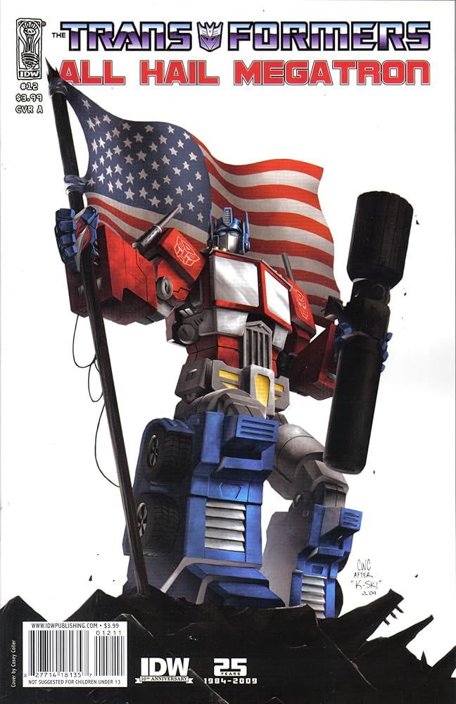 Amazon.com: Transformers All Hail Megatron No. 12 Cover A: Shane