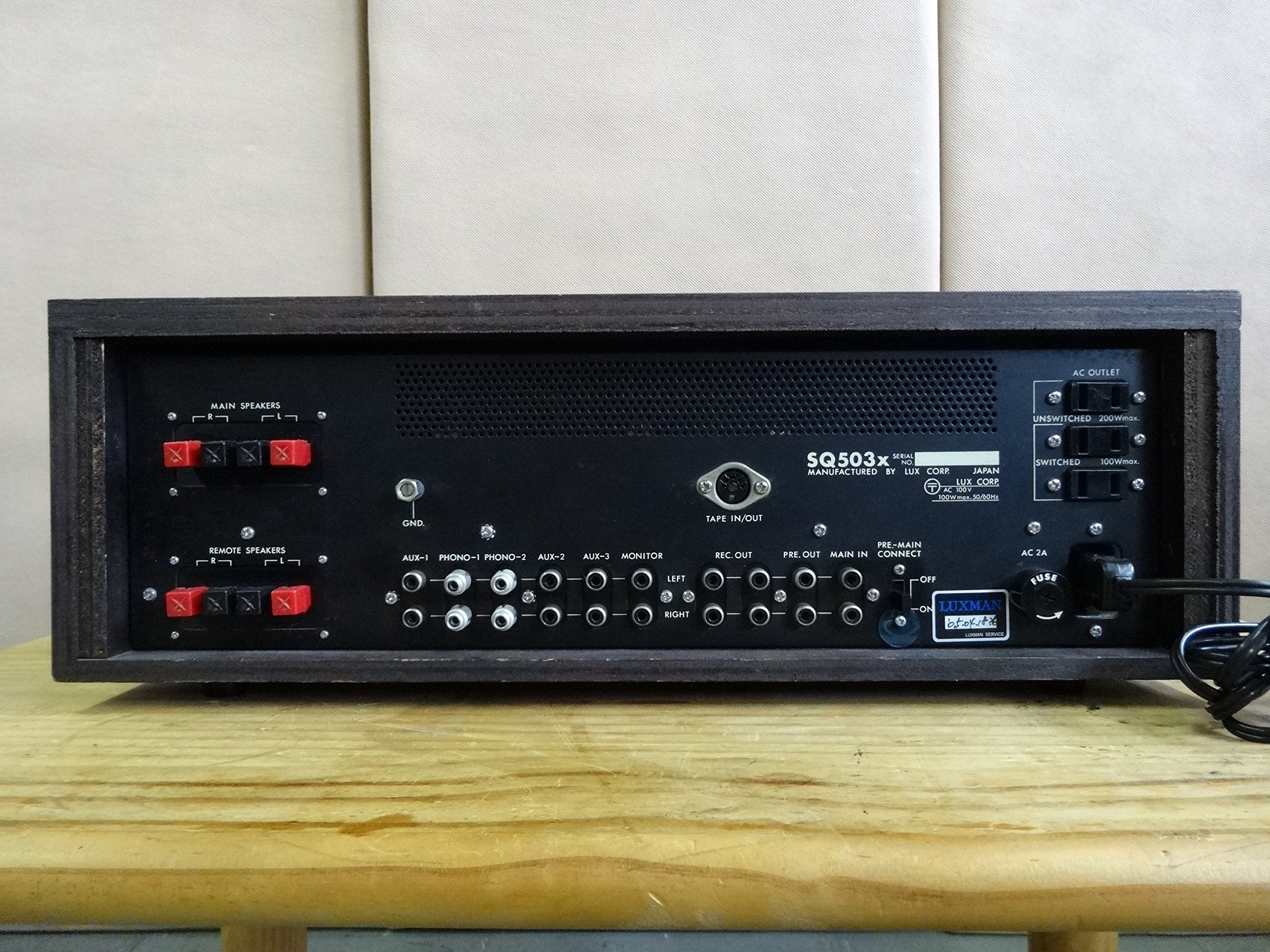 Amazon.co.jp: LUXMAN SQ503X プリメインアンプ ラックスマン