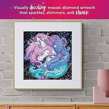 Amazon.co.jp: DIAMOND ART CLUB オーロラ ユニコーン ダイヤモンド