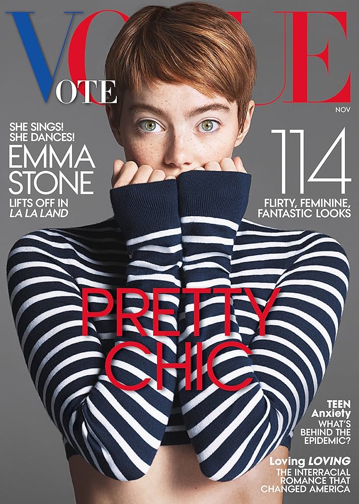 Vogue Magazine (November, 2016) Emma Stone Cover: unknown author