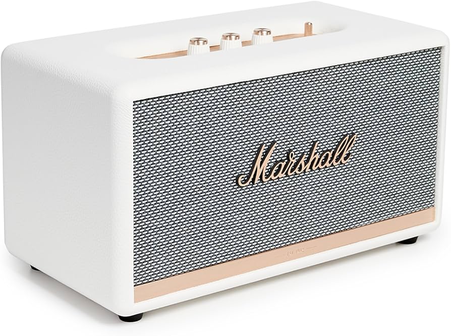 Marshall Stanmore II Wireless Bluetooth Speaker, White - NEW
