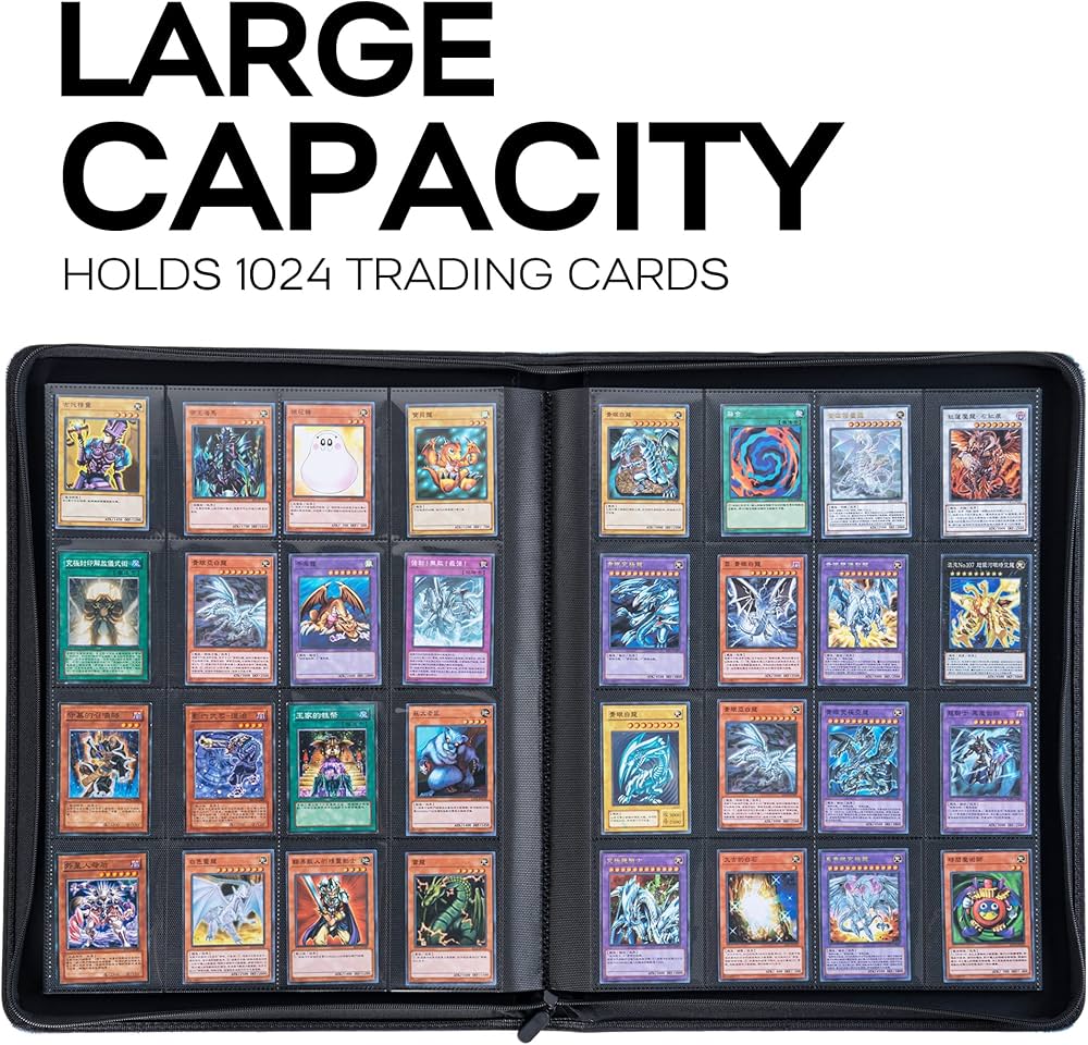 Amazon.co.jp: DRZERUI カードバインダー 16ポケット 1024枚のカードに