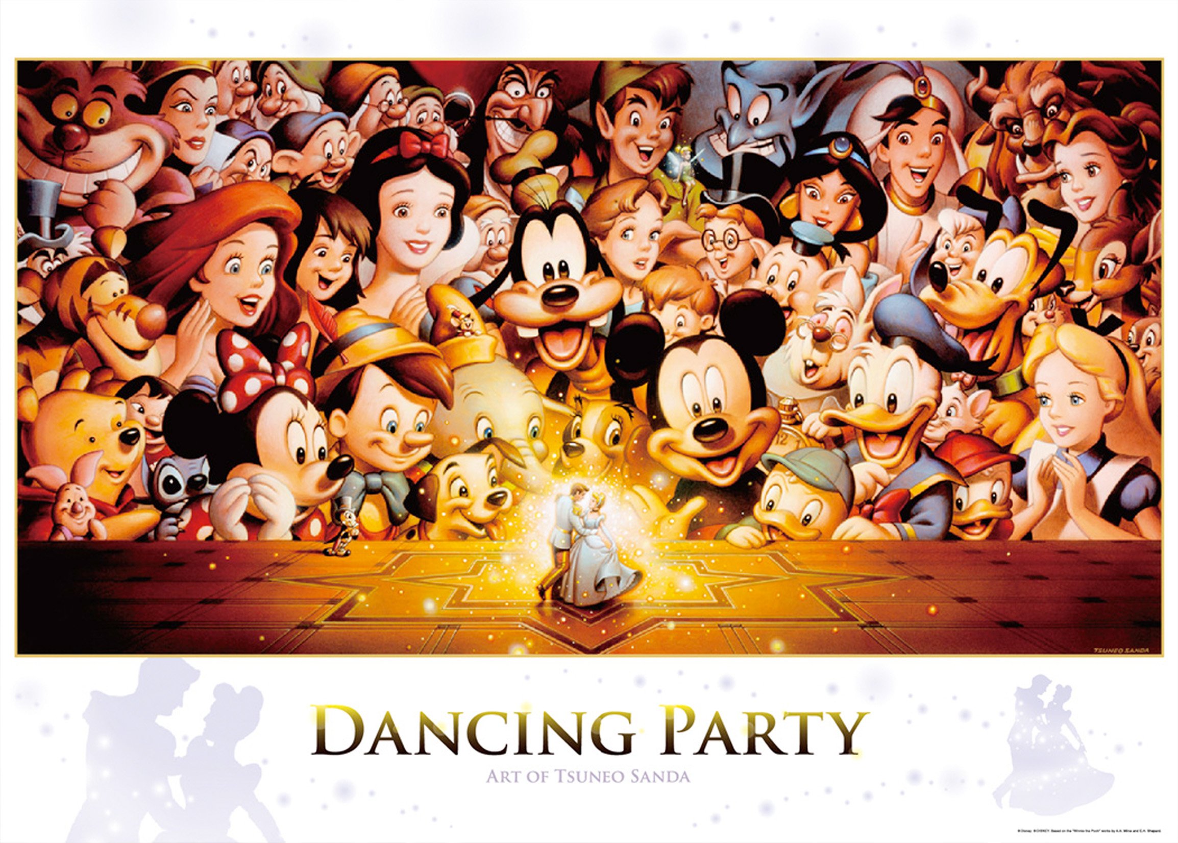 Amazon.co.jp: 2000ピース ジグソーパズル ディズニー Dancing Party