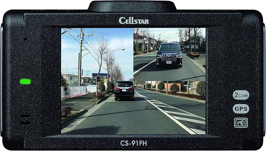 Amazon | セルスター ドライブレコーダー 前後2カメラ CS-91FH 200万