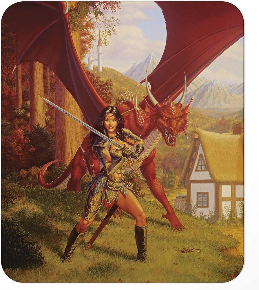 Amazon.co.jp: レッドドラゴン マウスパッド/ダンジョンズアンド