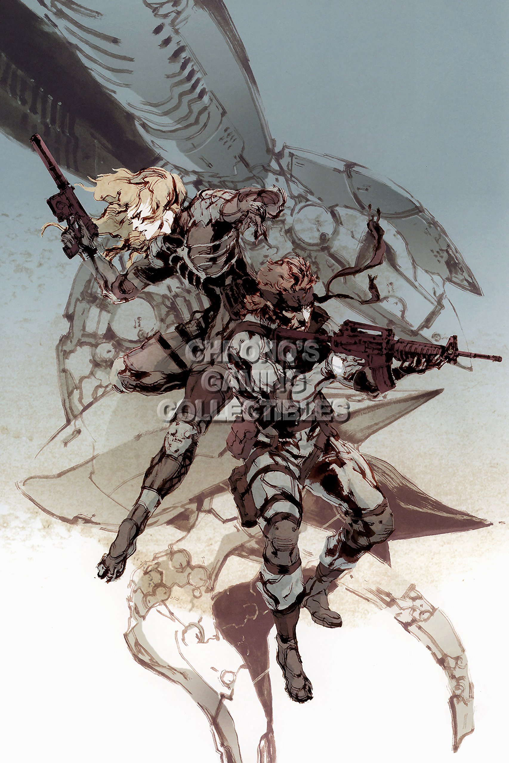 Amazon｜CGC Hugeポスター – メタルギアソリッド2 ps2 ps3 – mgs207 24
