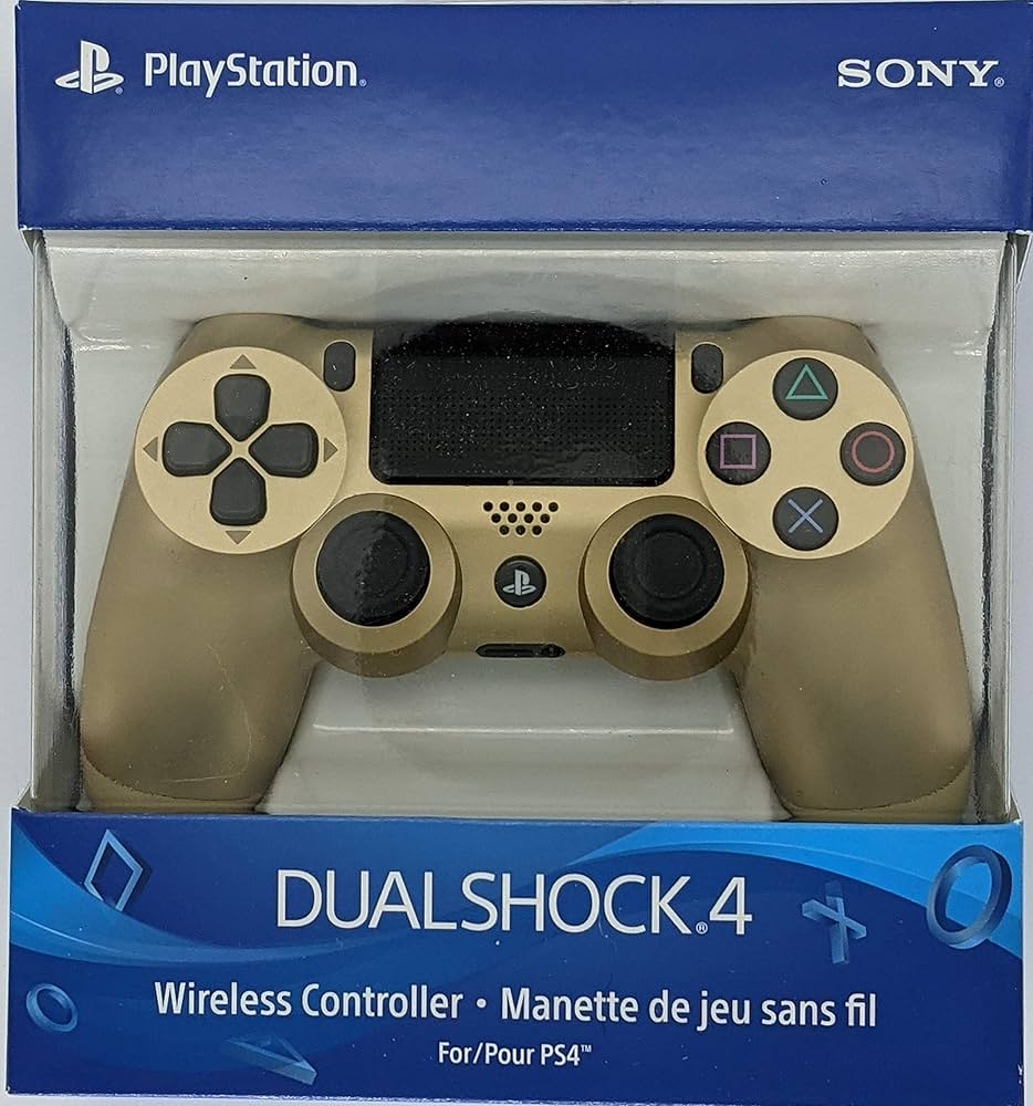 Amazon | ワイヤレスコントローラー (DUALSHOCK 4) ゴールド (CUH