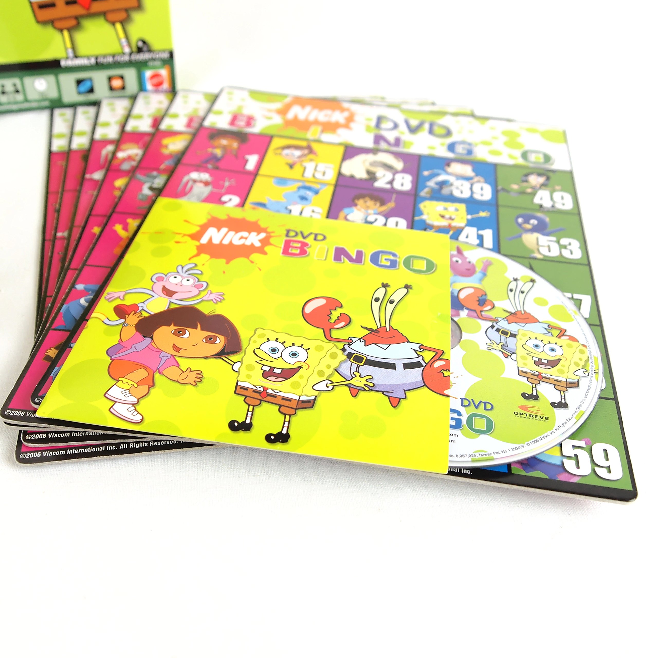 Amazon.com: Nickelodeon DVD Bingo Game : Toys & Games