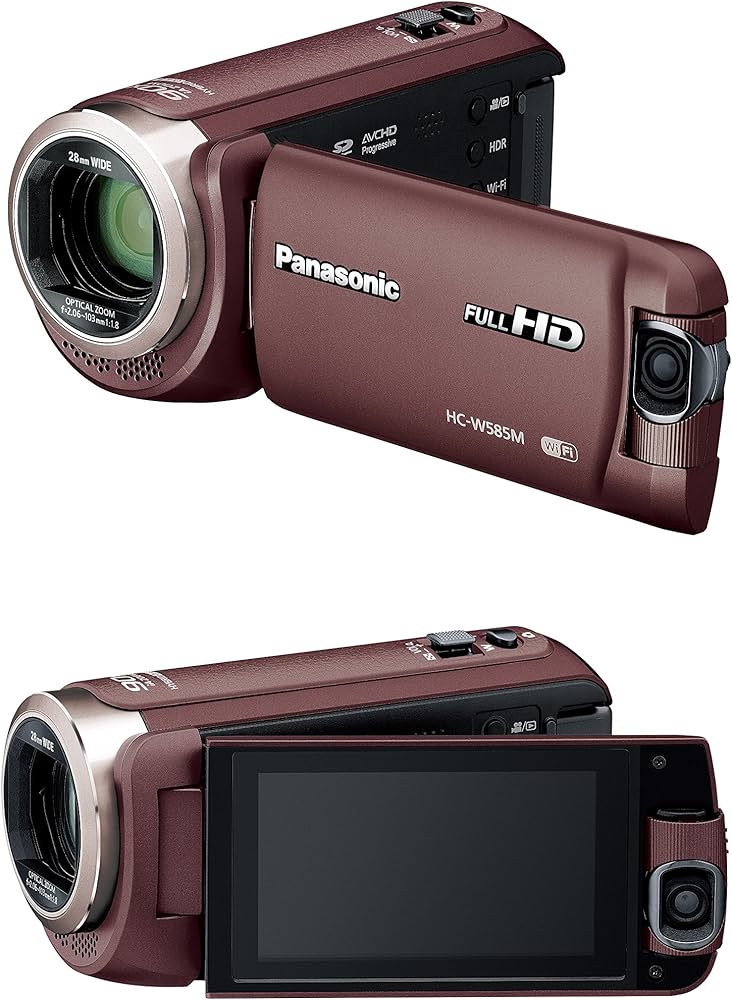 Amazon | 【整備済み品】 パナソニック HDビデオカメラ W585M 64GB