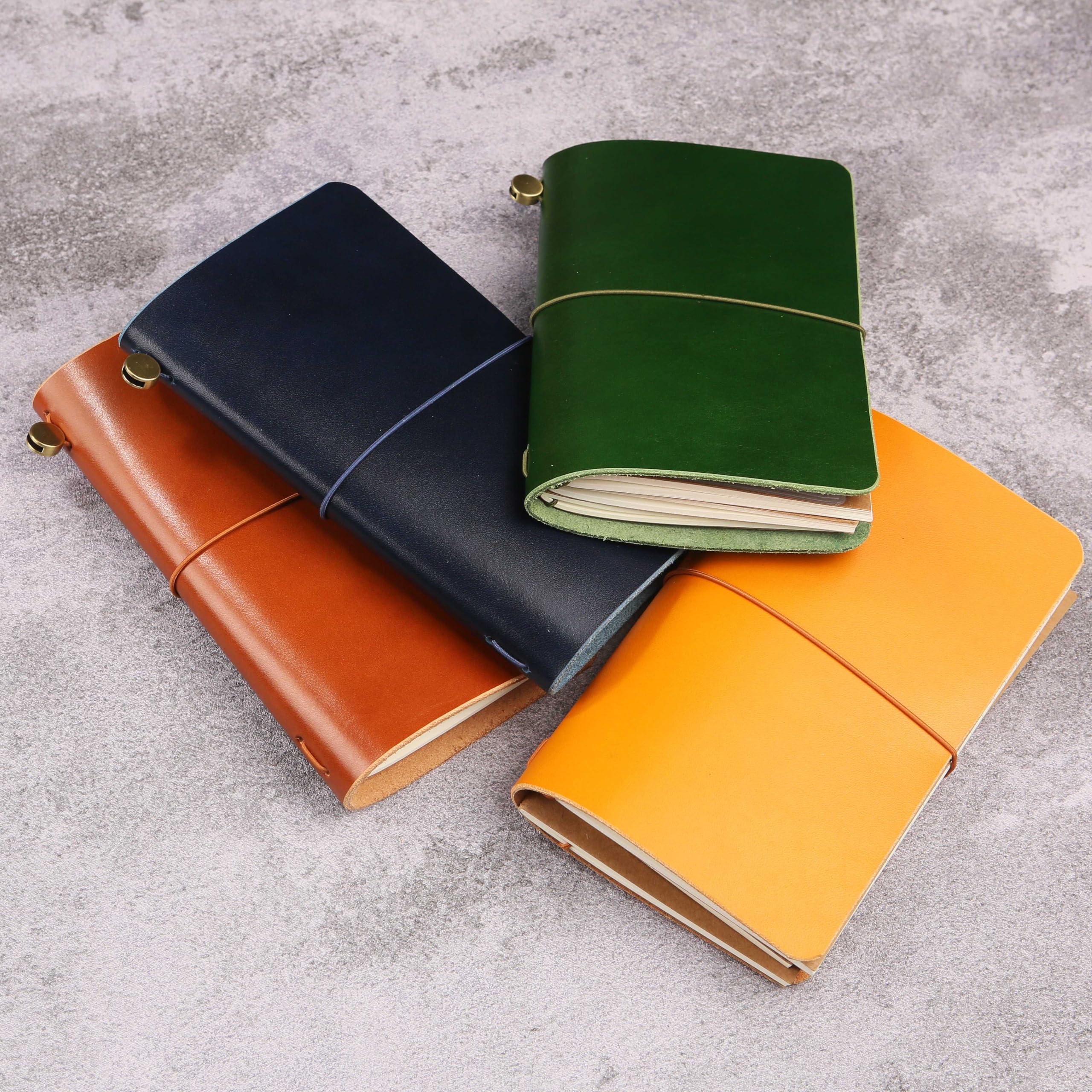 Amazon.co.jp: レザー トラベラーズノート 本革 旅行手帳 パスポート