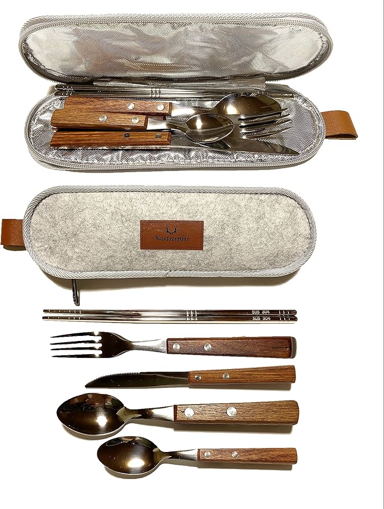 Amazon.co.jp: [kuuupiii] カトラリーセット カトラリーケース