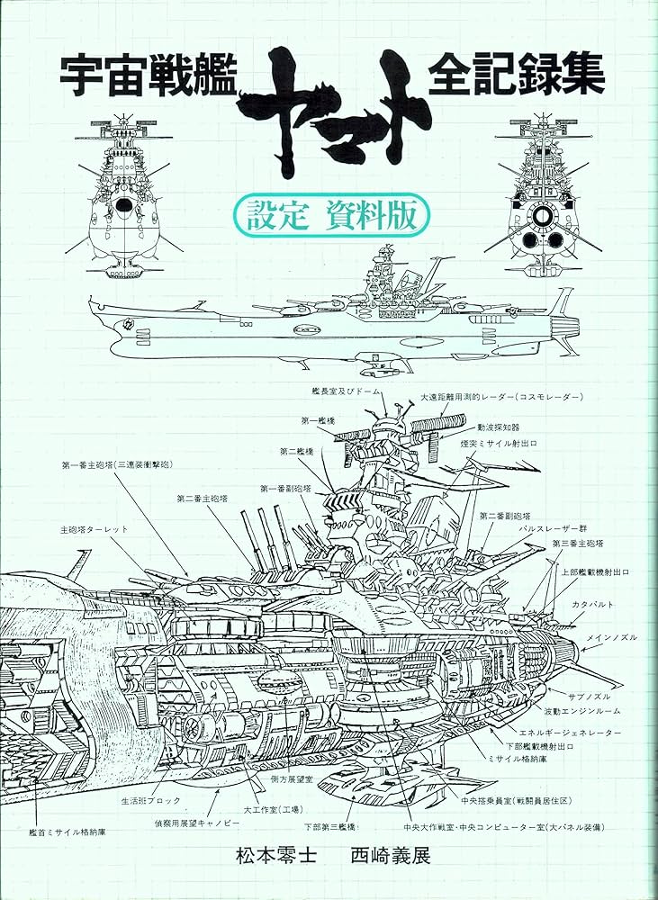 Amazon.co.jp: 宇宙戦艦ヤマト 全記録集 設定資料版 : 松本零士 他: 本