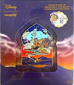 Amazon.com: Loungefly Disney Aladdin Trading Pin with Jasmine and