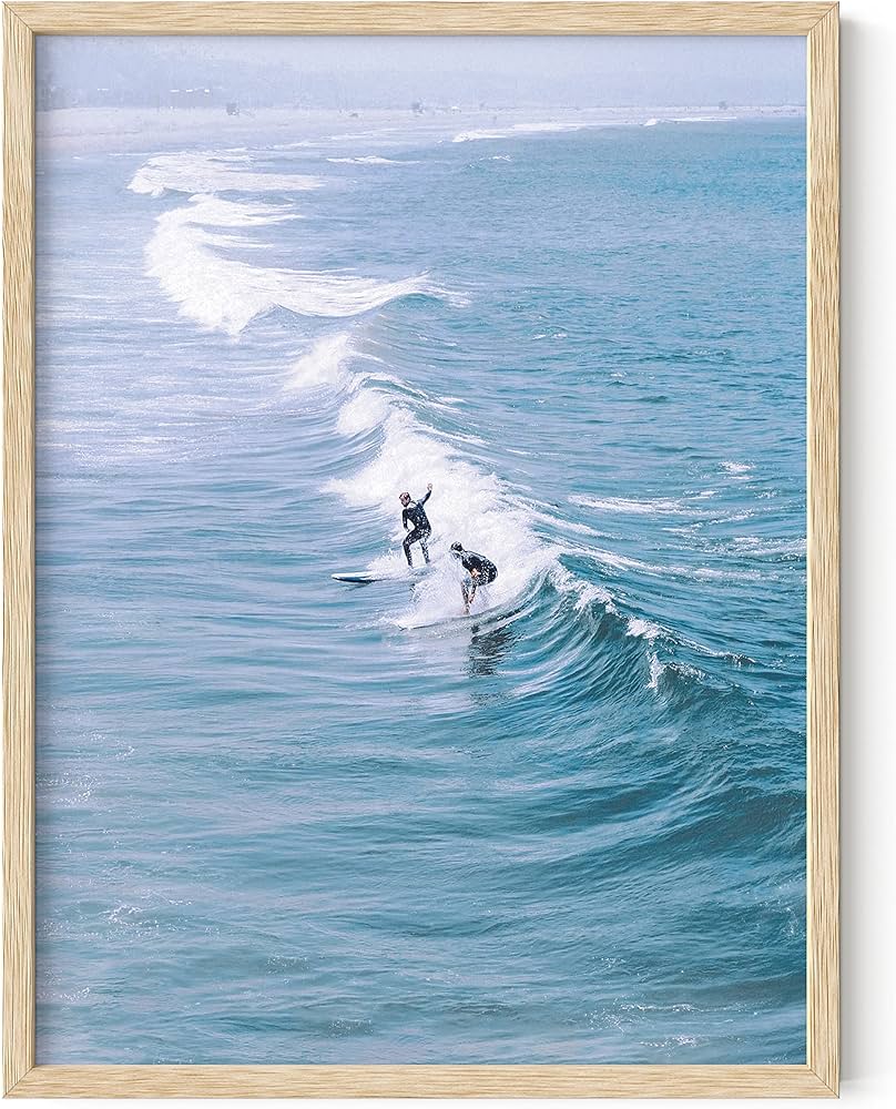 Amazon.co.jp: HAUS AND HUES サーフィンポスター ビーチルーム装飾