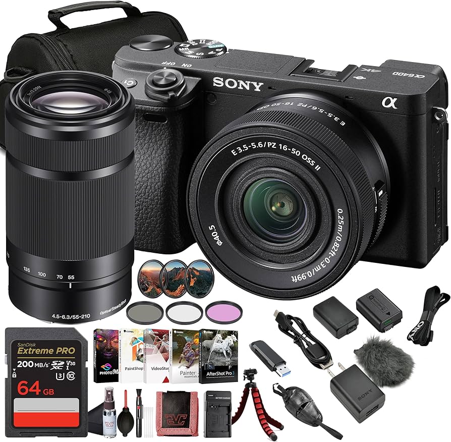 Amazon.com : Sony Alpha a6400 Mirrorless Digital Camera with 16