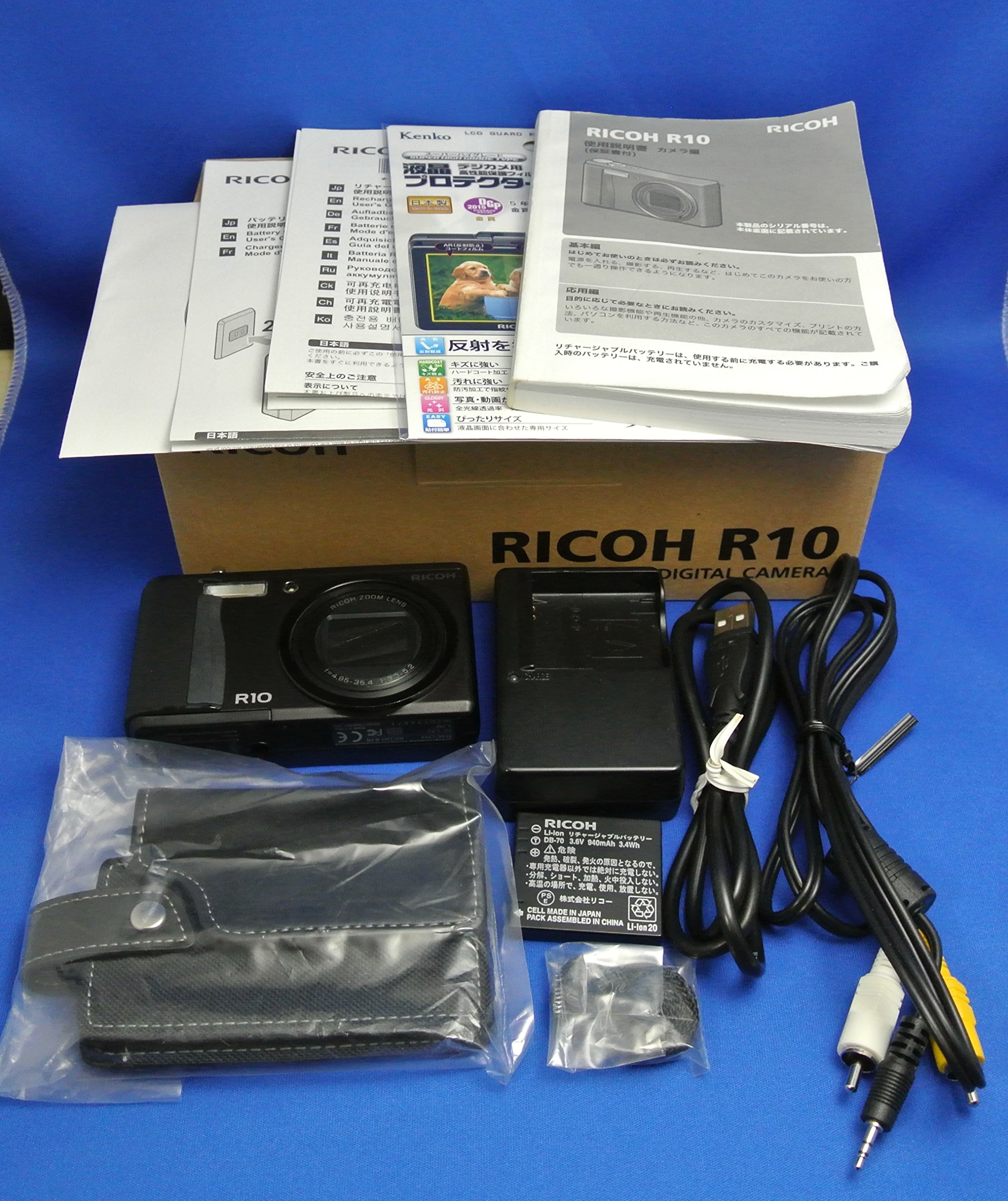 Amazon.co.jp: RICOH Digital Camera R10 Black R10BK : Electronics