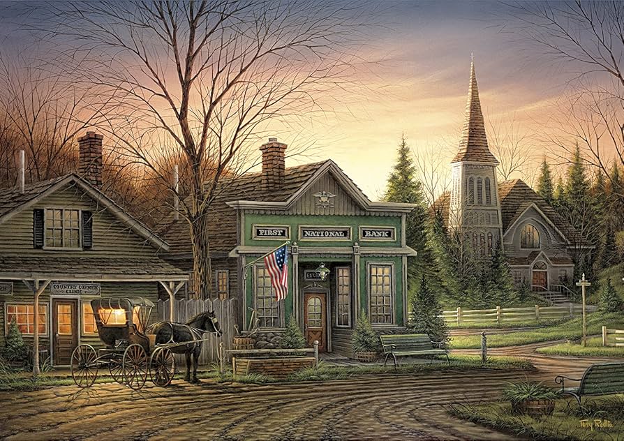 Amazon.com: Buffalo Games - Terry Redlin - Office Hours - 500