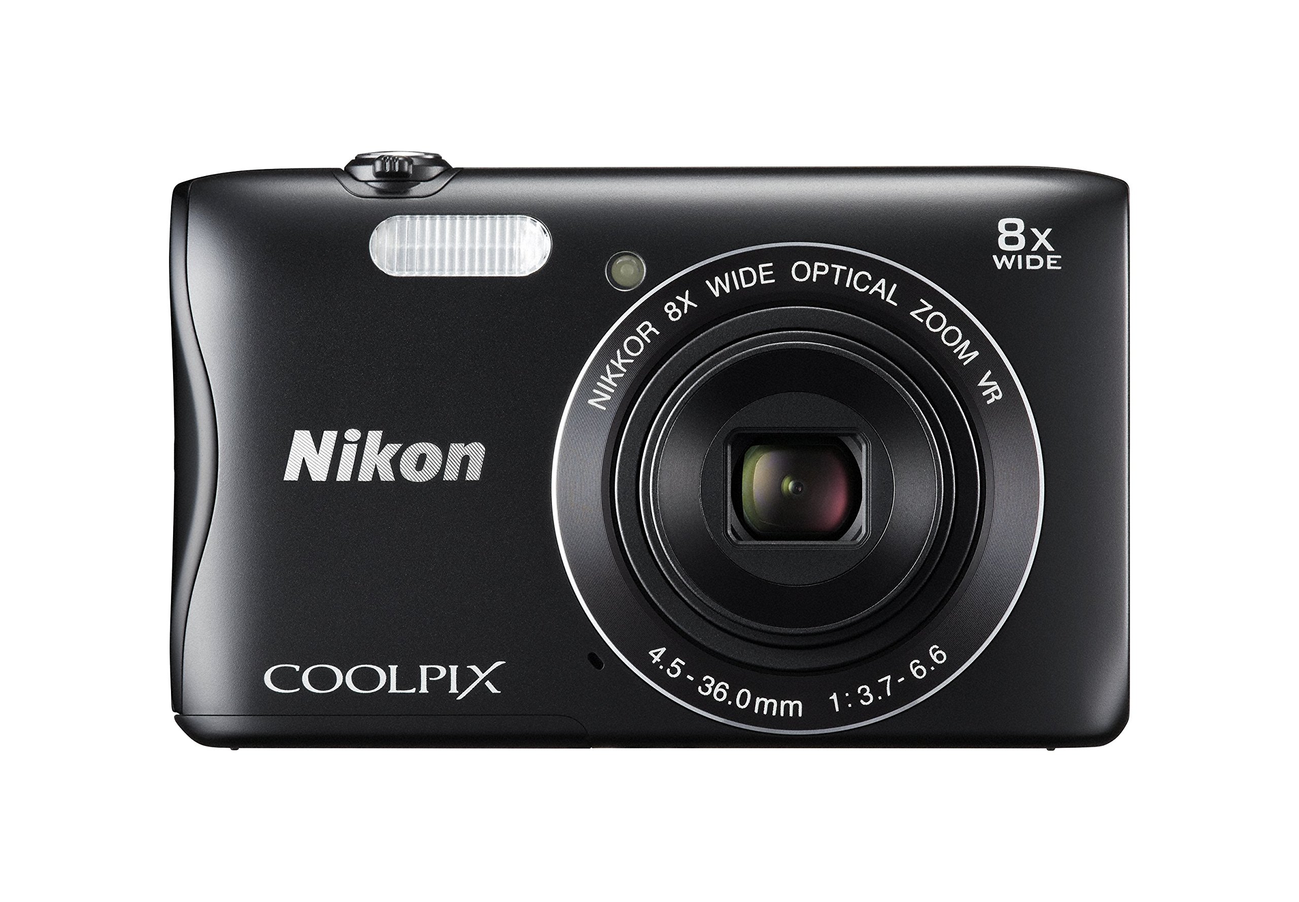 Amazon.com : Nikon Digital Camera COOLPIX S3700 Black Optical 8X