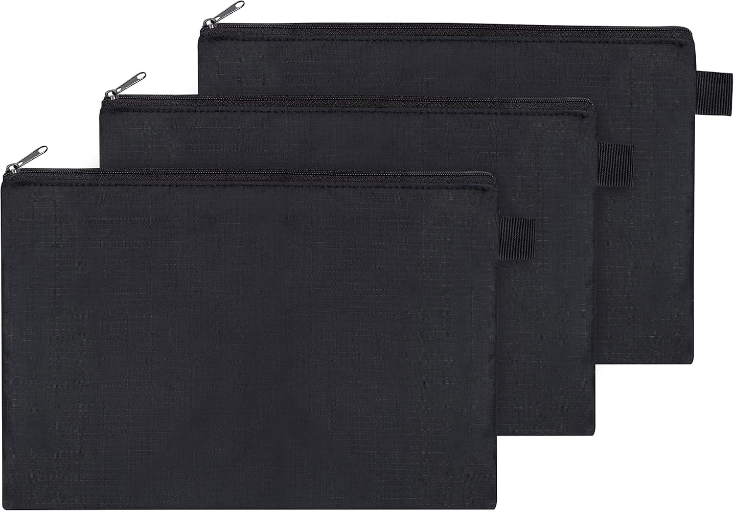 Amazon.com: Sun Life Style Black Nylon Zipper Organizer Pouch (9.5