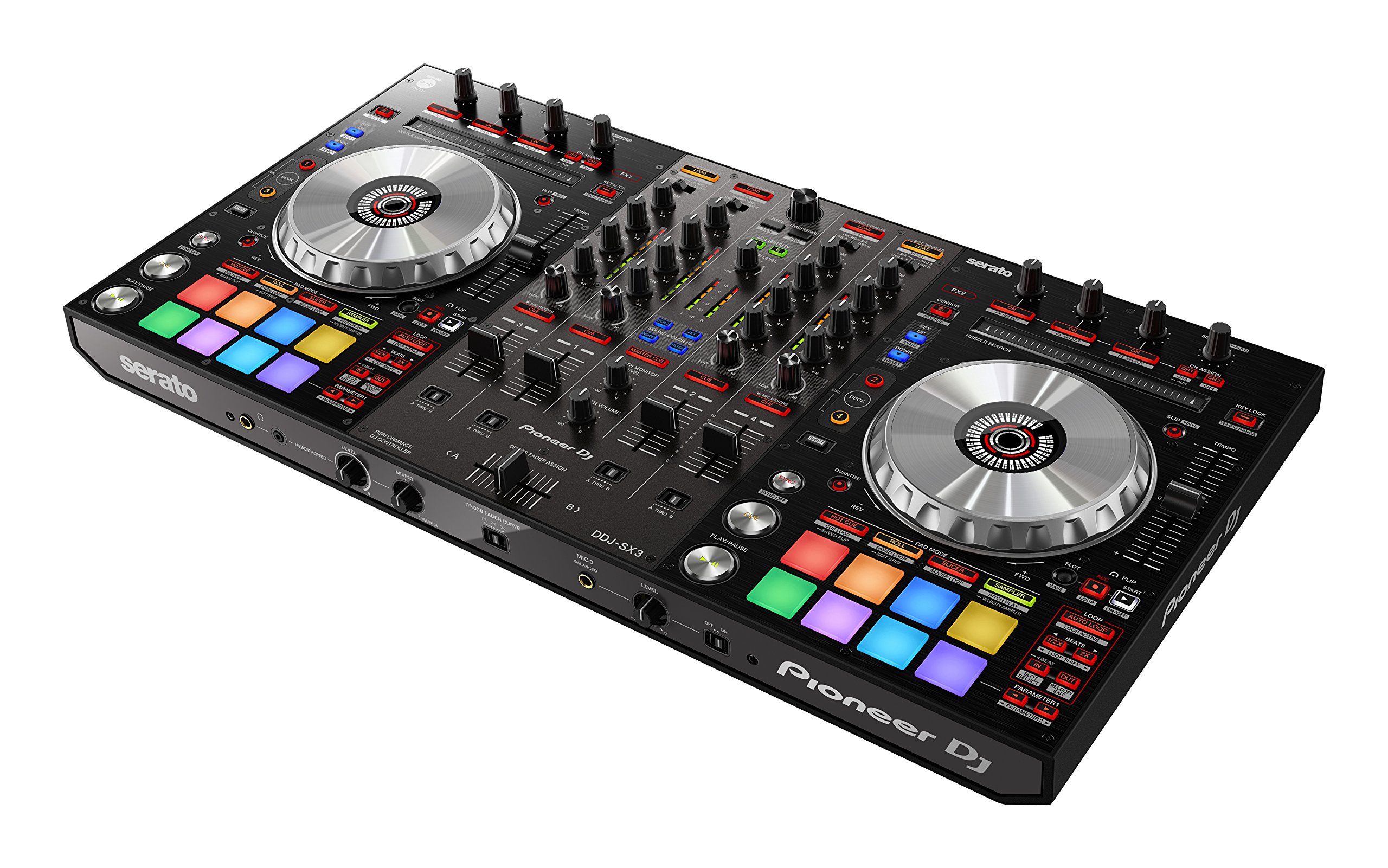 Controlador de DJ PIONEER 4 canais SERATO DJ PRO : Amazon.com.br