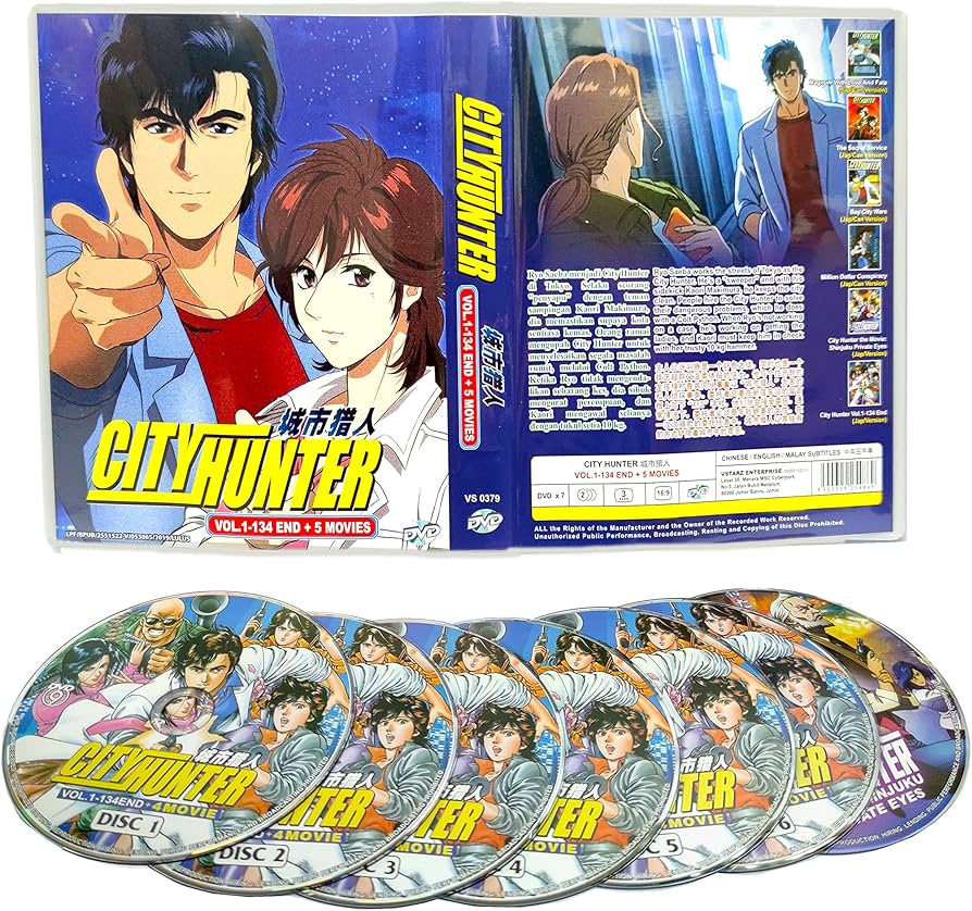 Amazon.com: CITY HUNTER - COMPLETE ANIME TV SERIES DVD BOX SET ( 1