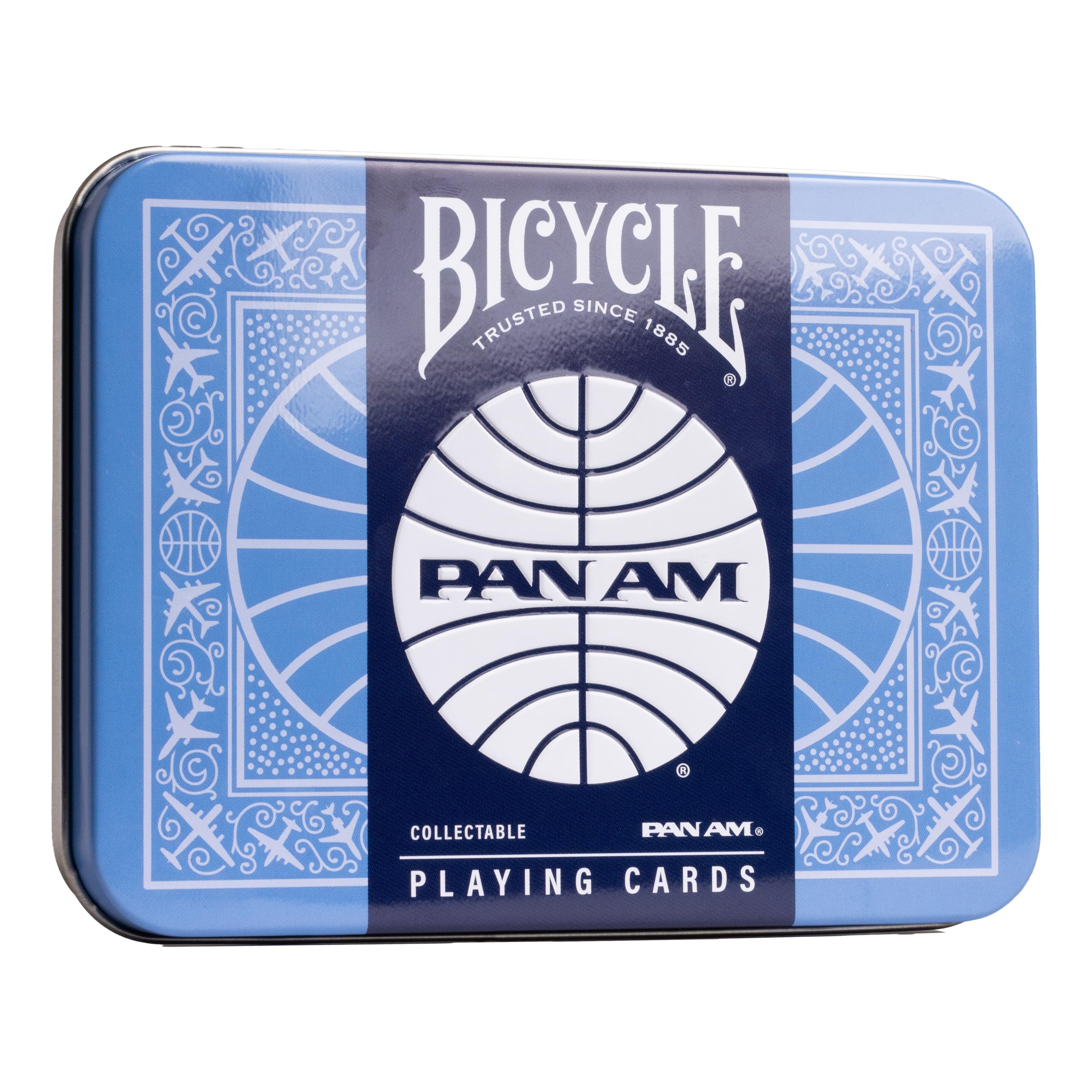 Amazon.co.jp: Bicycle Pan Am Air トランプ 2パック トラベル缶付き