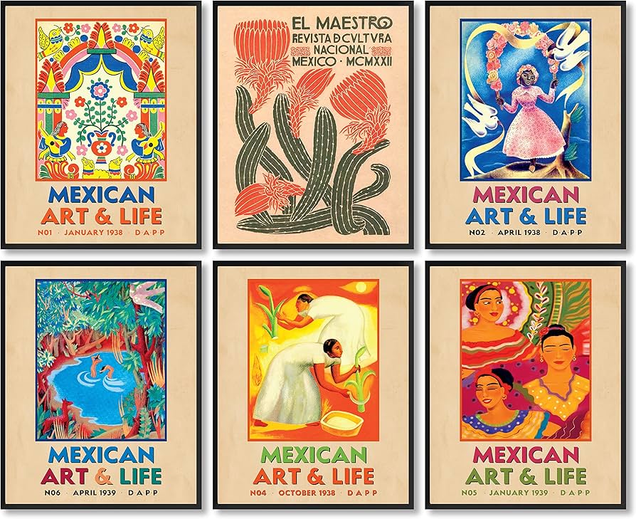 Amazon.co.jp: 97 Decor メキシコ装飾 自宅用 - メキシコアート 壁装飾