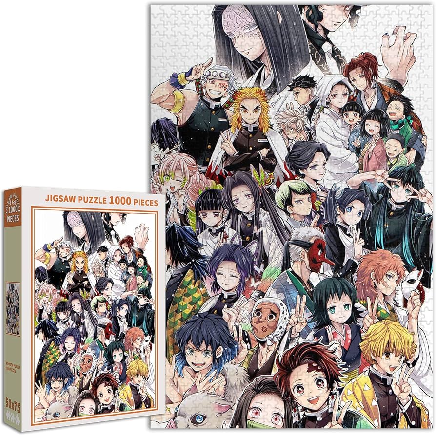 Amazon | 鬼滅の刃 パズル 1000ピース 柱合会議 全てキャラクタ 全员