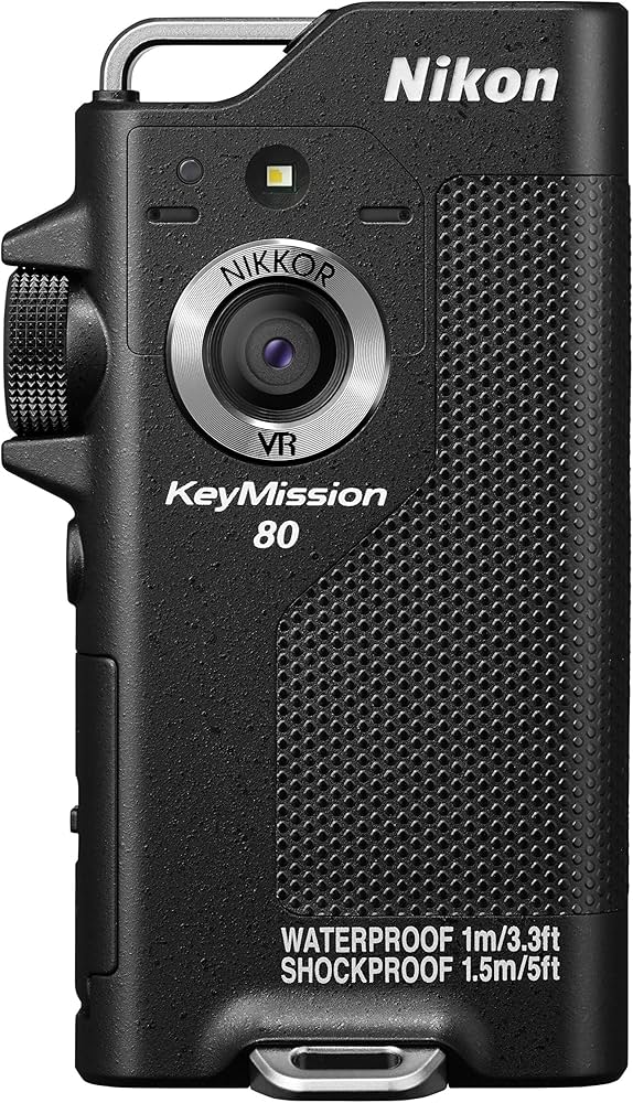 Amazon | Nikon 防水ウェアラブルカメラ KeyMission 80 BK ブラック