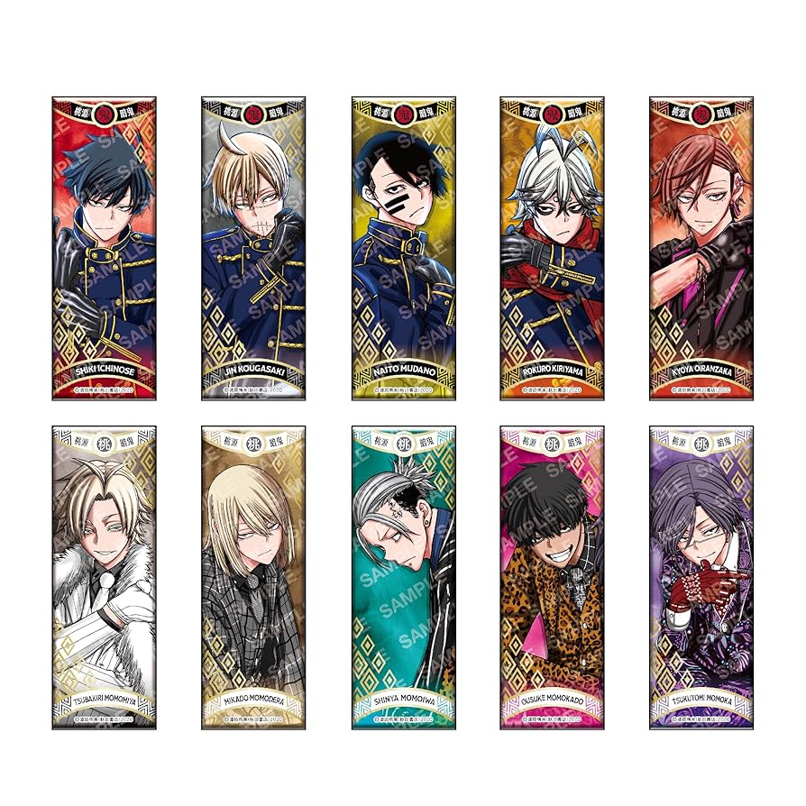 桃源暗鬼 メディコス 原作 缶バッジコレクション vol.1 花魁坂京夜 50