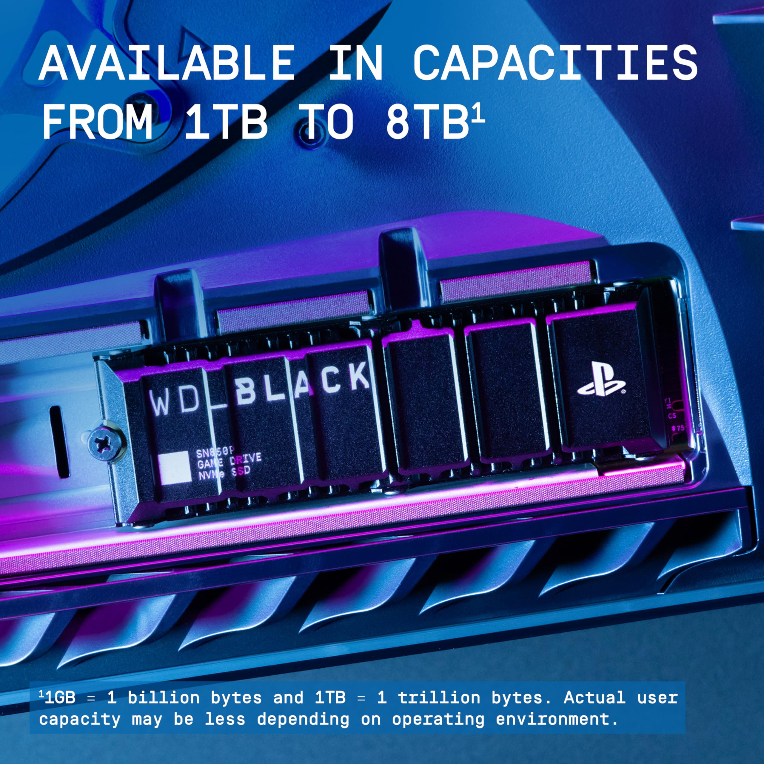 Amazon.com: WD_BLACK 1TB SN850P NVMe M.2 SSD Officially Licensed