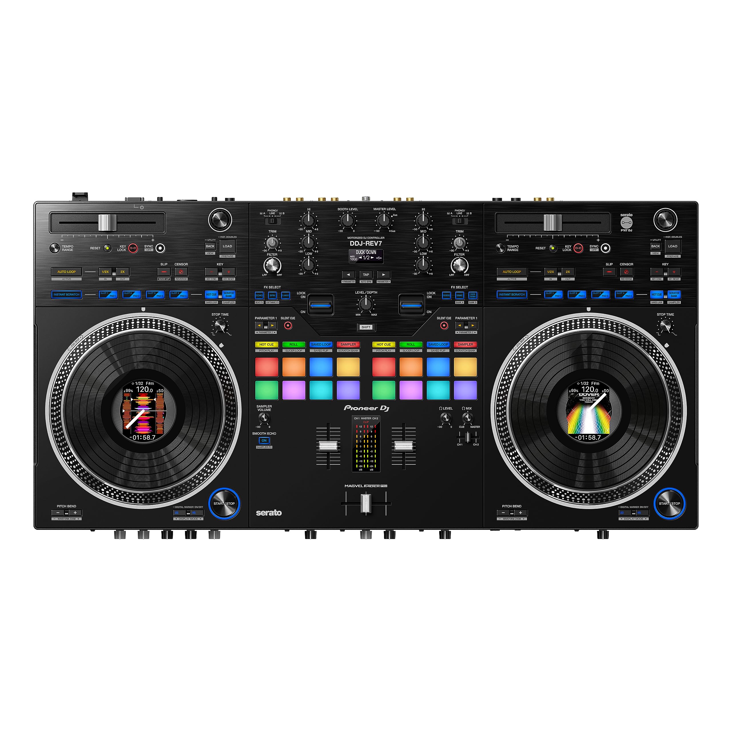 Amazon.com: Pioneer DJ DDJ-REV7 2-deck Serato DJ Controller