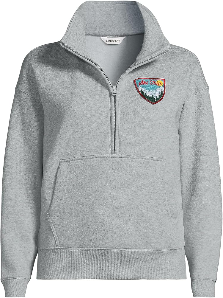 Amazon.com: Lands' End Women's Relaxed Serious Sweats Long Sleeve