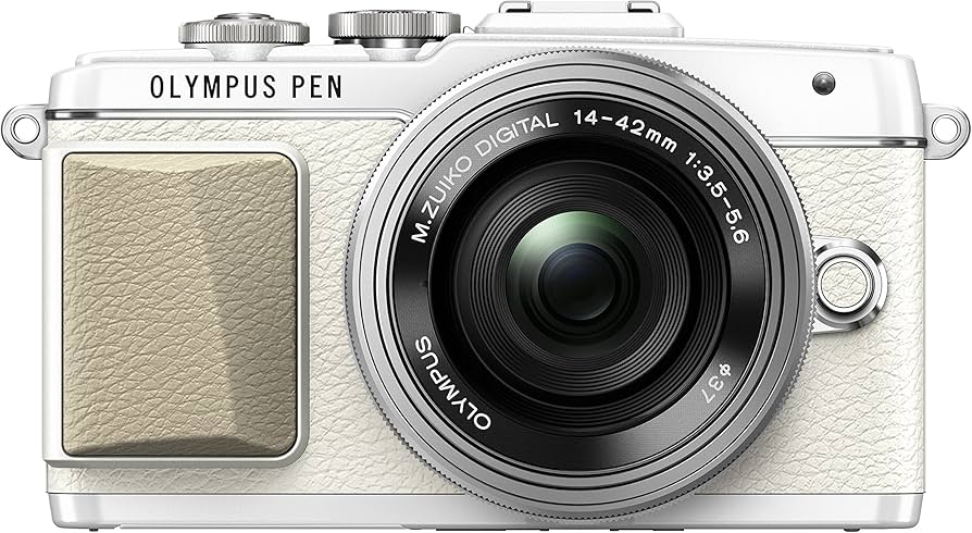 Amazon.com : Olympus PEN Lite E-PL7 (White) with 14-42mm F3.5-6.3