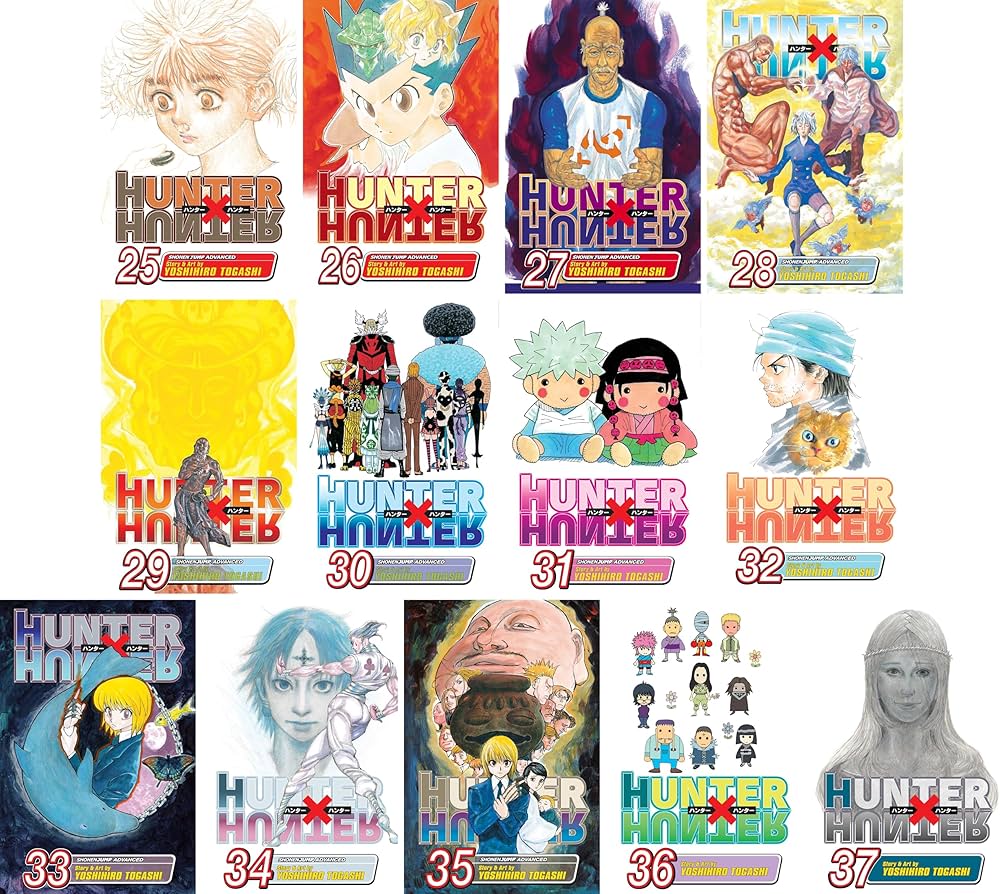 Hunter x Hunter Series, Complete (37 Books) Manga Set, by