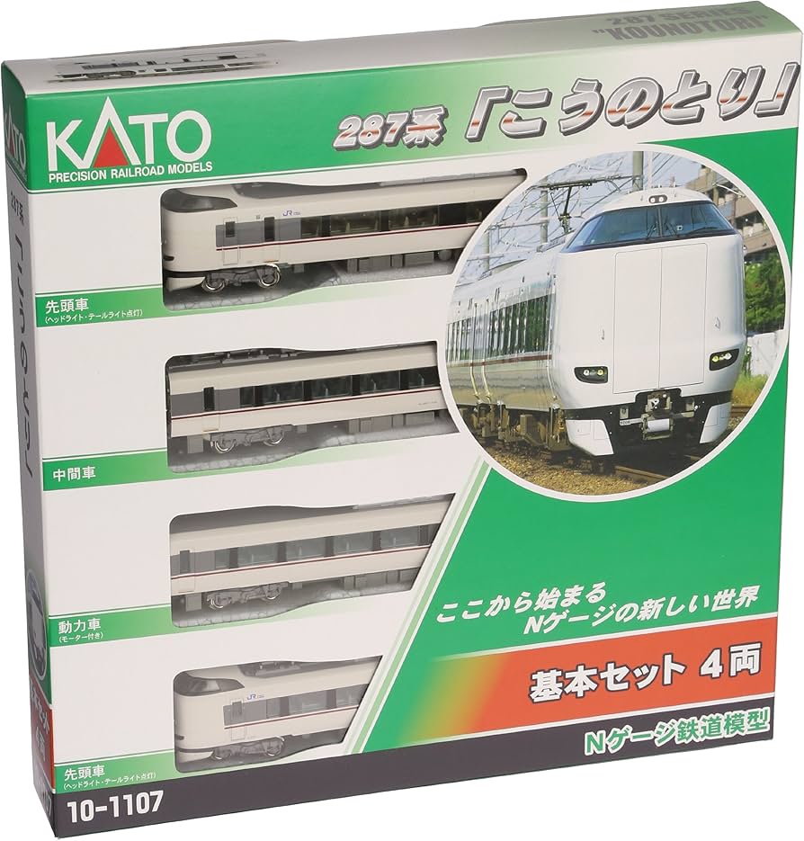 Amazon | KATO Nゲージ 287系 こうのとり 基本 4両セット 10-1107 鉄道