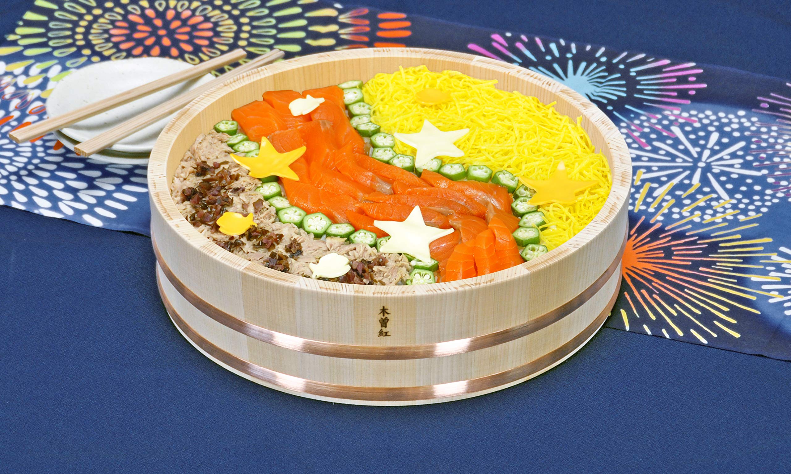 Amazon｜酒井産業 木曾紅 飯切 日本製 (5合（蓋付き）)｜そば・うどん