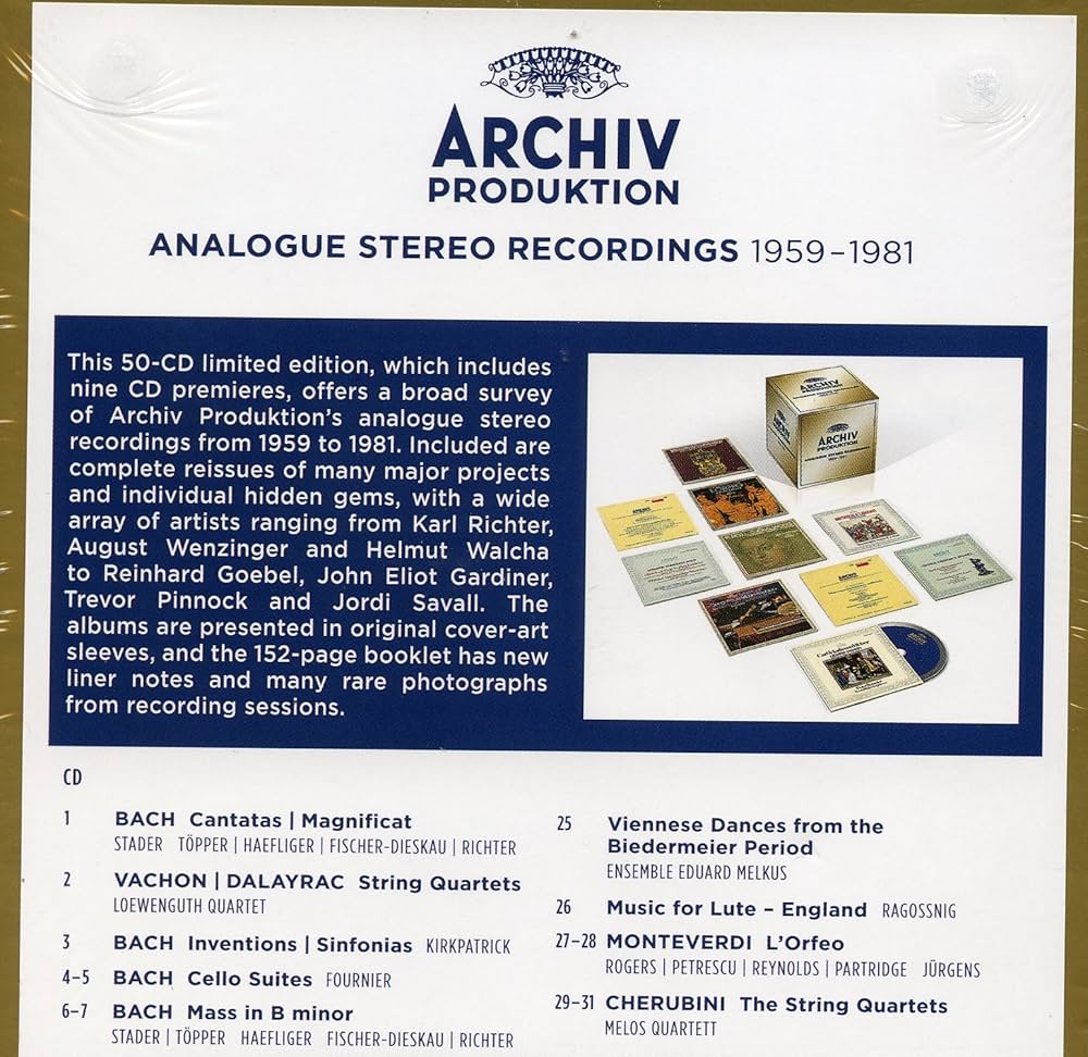 Amazon.co.jp: Archiv Produktion Vol.2: ミュージック