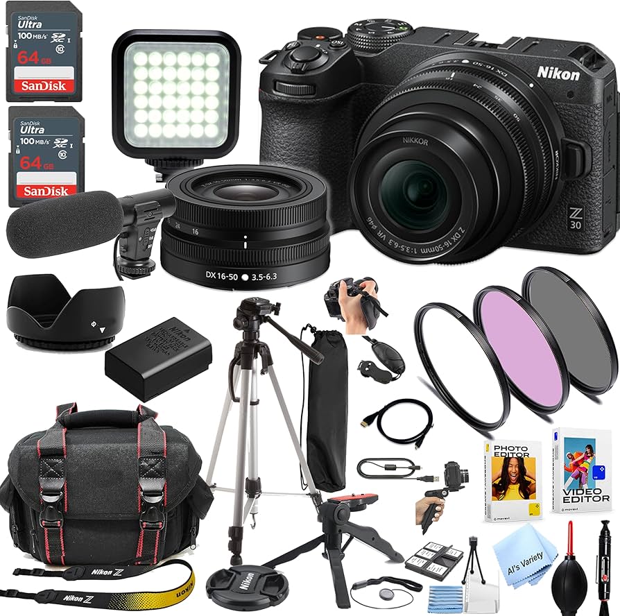 Amazon.com : Nikon Z30 Mirrorless Digital Camera W/Nikkor Z 16