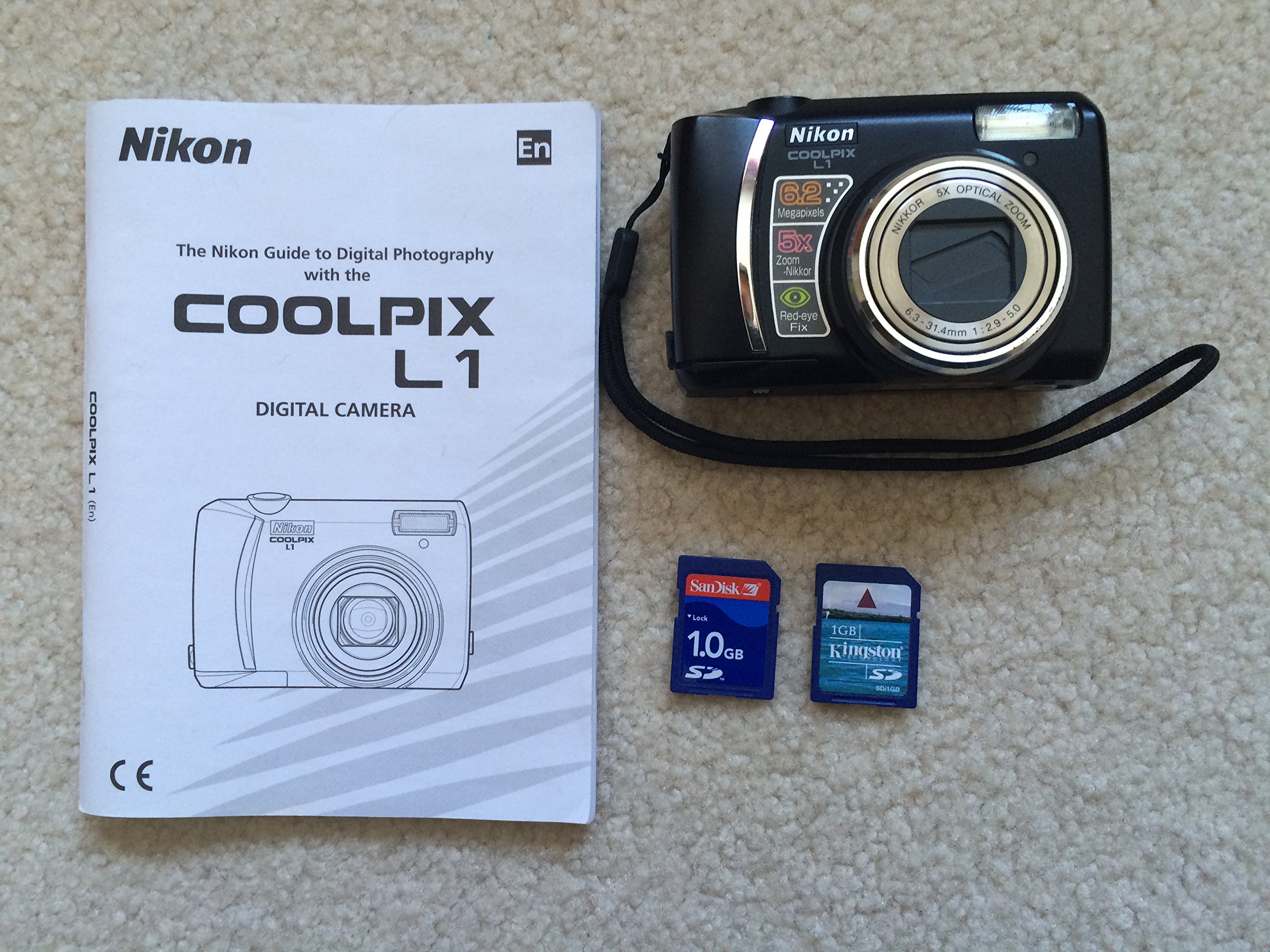 Amazon.com : Nikon Coolpix L1 6.2MP Digital Camera with 5x Optical
