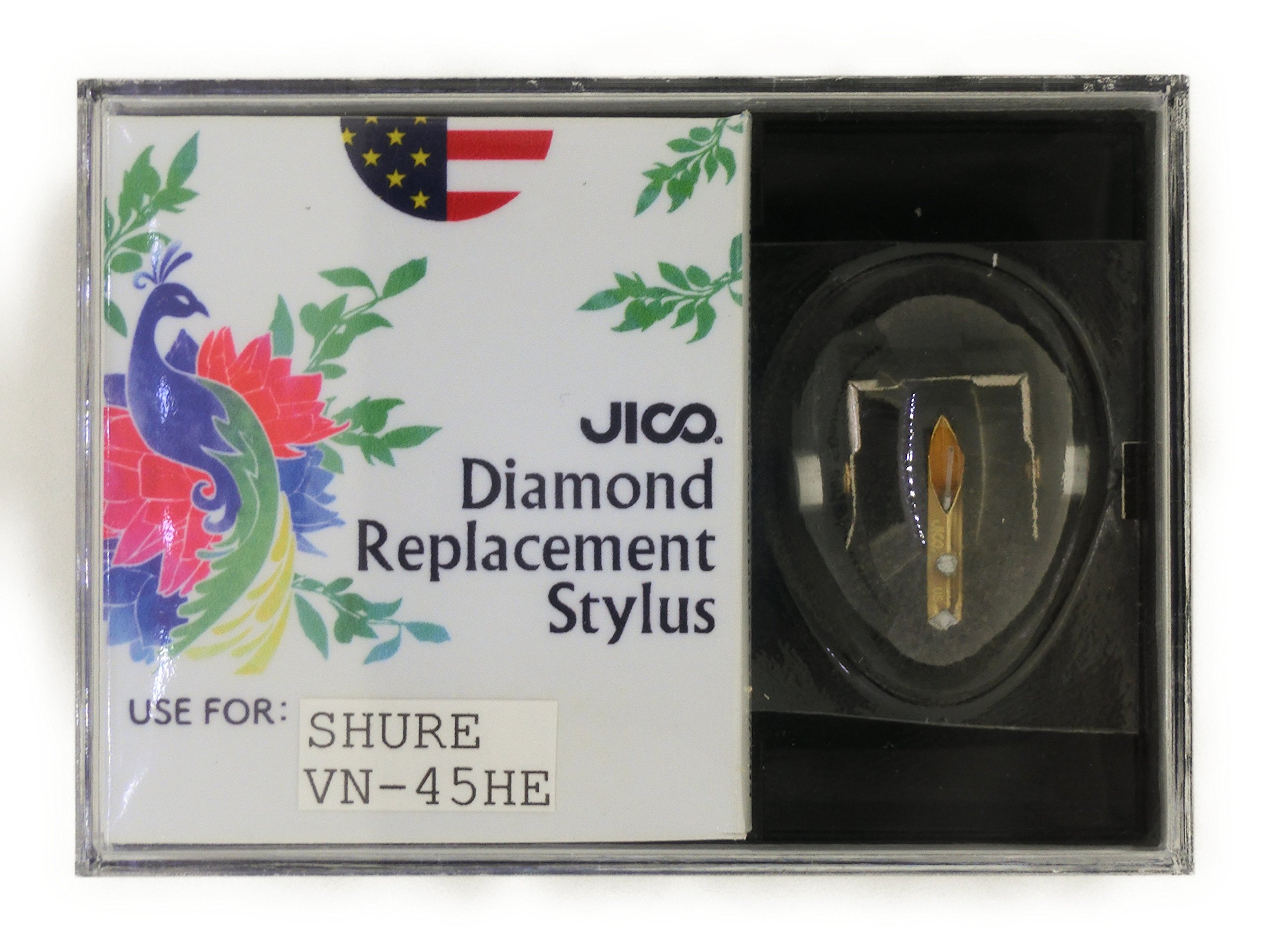 Amazon.co.jp: JICO レコード針 SHURE VN-45HE用交換針 Sダエン針 192