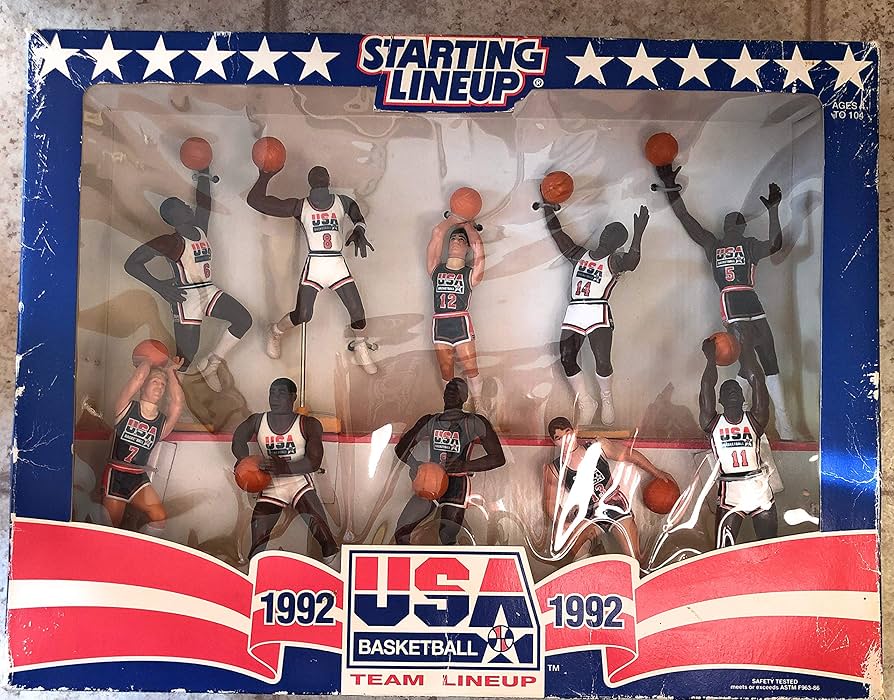 Amazon.com: 1992 Kenner Starting Lineup USA Basketball Olympic Box