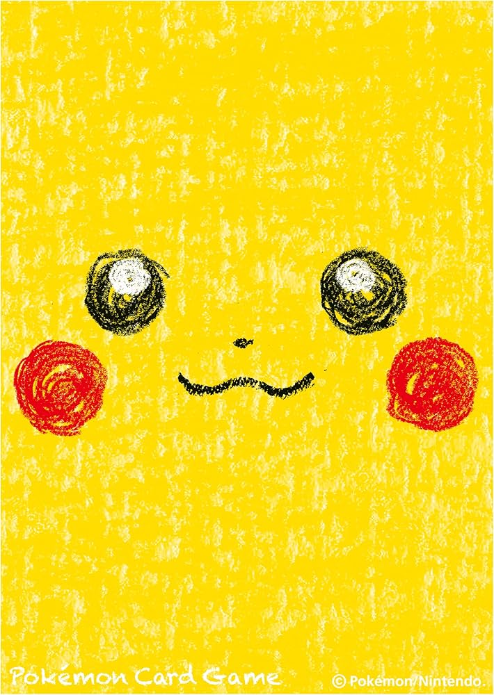 Amazon | ポケモンカードゲーム デッキシールド ピカチュウ フェイス