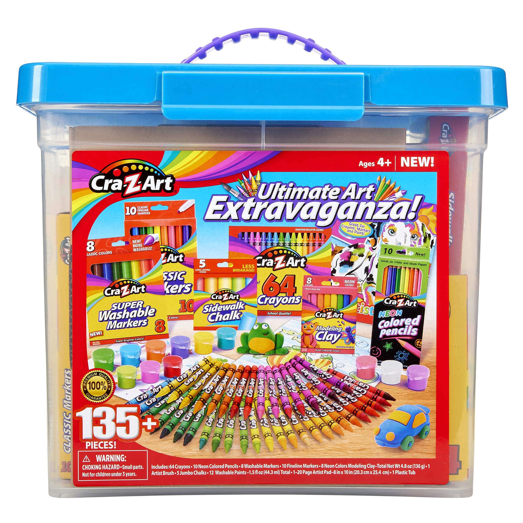 Amazon.com: CRA-Z-Art Ultimate Art Extravaganza Art Tub Packed