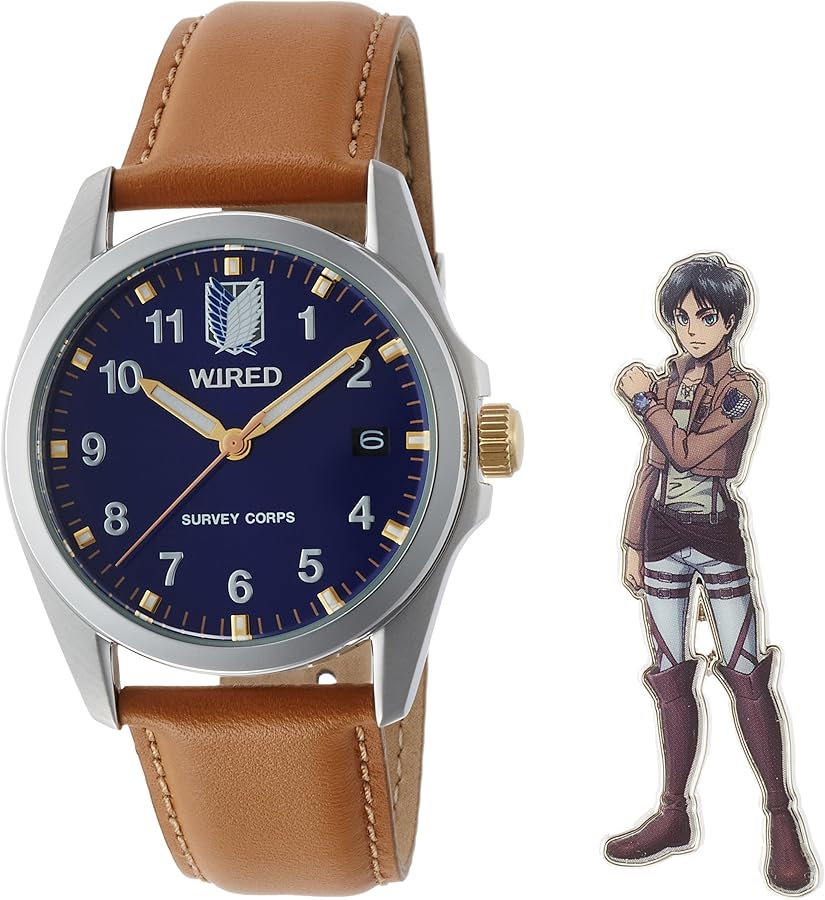 Amazon.co.jp: [ワイアード]WIRED 腕時計クオーツ WIRED×進撃の巨人