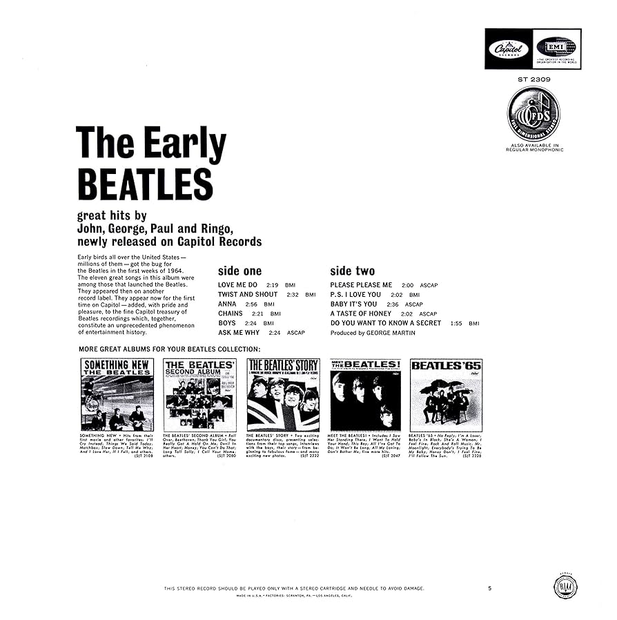 Amazon.co.jp: EARLY BEATLES: ミュージック