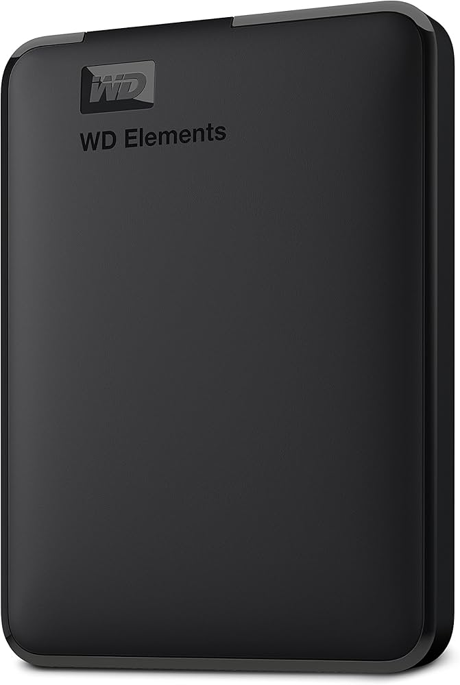 WD 6TB Elements Portable Hard Drive, USB 3.2 Gen 1/USB 3.0 for PC