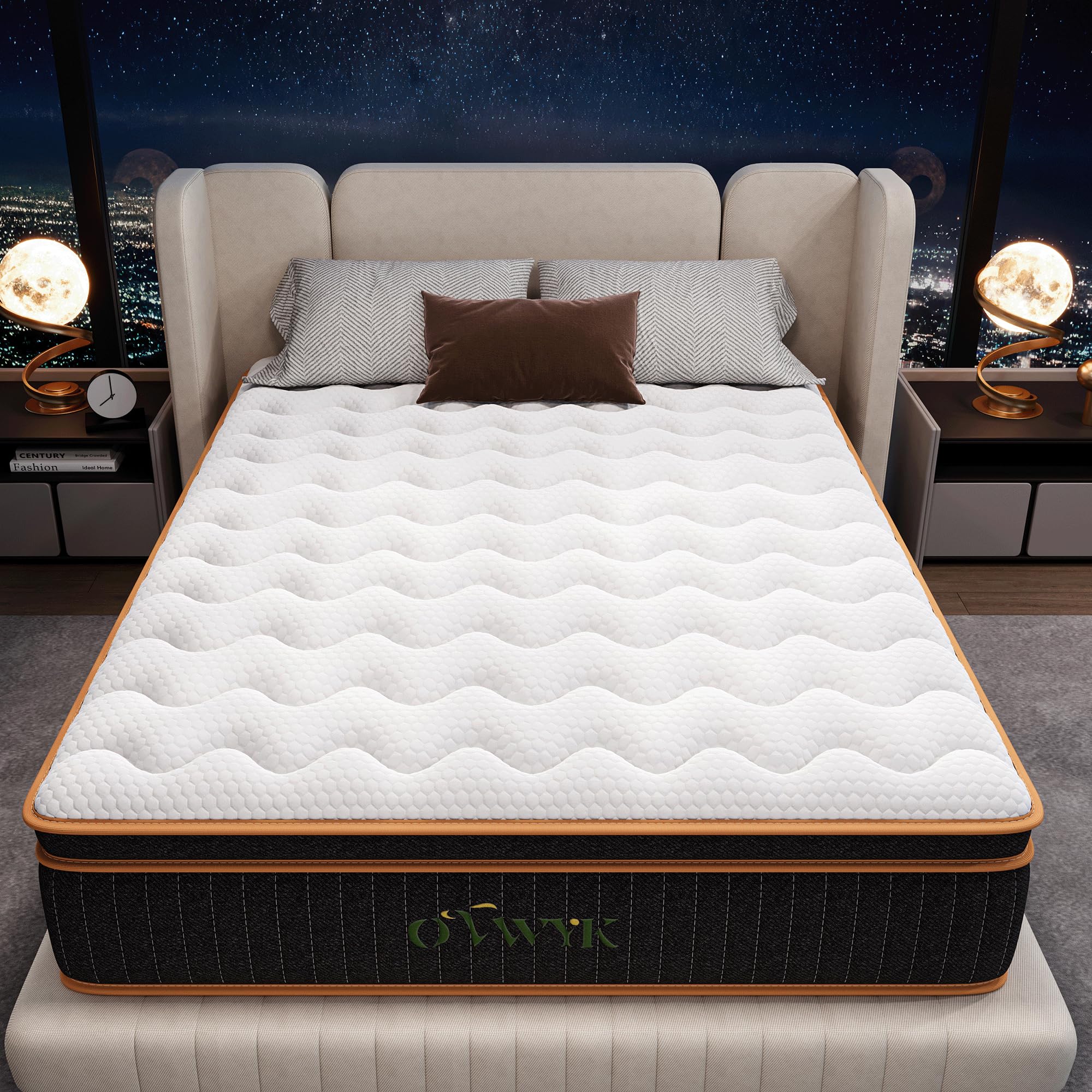 Amazon.com: Ovwyk Queen Mattress 10 Inch, Hybrid Mattress Queen